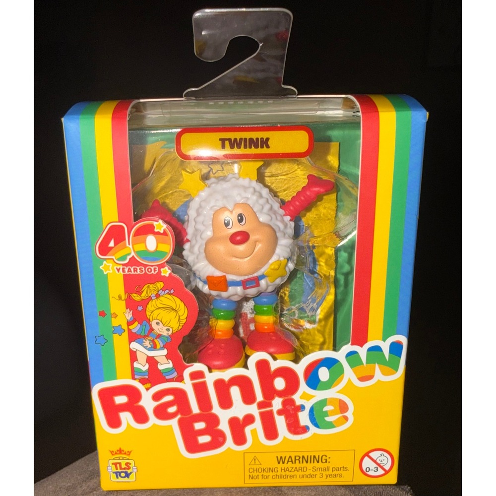 Rainbow Brite Twink 3in Flocked Chase Figure 40th Anniversary TLS Toy